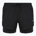 Spodenki do biegania damskie Under Armour Velociti Pro 4" 2N1 ultimate black/ultimate black/ultimate black