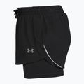 Spodenki do biegania damskie Under Armour Velociti Pro 4" 2N1 ultimate black/ultimate black/ultimate black 3