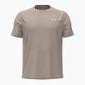 Koszulka treningowa męska Under Armour Tech Textured timberwolf taupe/white