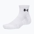 Skarpety męskie Under Armour Performance Cotton Qtr 3 pary white/white/ultimate black 2