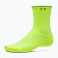 Skarpety Under Armour Velociti Lite Crew high vis yellow/high vis yellow/white