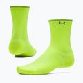 Skarpety Under Armour Velociti Lite Crew high vis yellow/high vis yellow/white 3