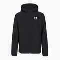 Kurtka treningowa dziecięca Under Armour Vibe Woven Windbreaker Jacket black/white