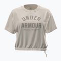 Koszulka treningowa damska Under Armour Bungee Hem Tee summit white/khaki base