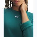 Bluza damska Under Armour Rival Fleece Crew rack green/white 3