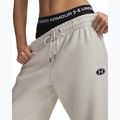 Spodnie damskie Under Armour Icon Fleece Nov Jogger summit white/white 4