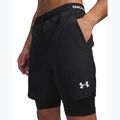 Spodenki treningowe męskie Under Armour Vanish Woven 2.0 2IN1 Shorts black/white 4