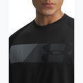 Koszulka treningowa męska Under Armour Tech Graphic Tee black/mod gray 3