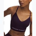 Biustonosz treningowy Under Armour Vanish Seamless Low purple echo/mauve pink 3