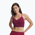 Biustonosz treningowy Under Armour Vanish Seamless Low claret/ox blood