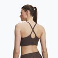 Biustonosz treningowy Under Armour Vanish Seamless Low peppercorn/kona brown 2