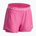 Spodenki treningowe dla dzieci Under Armour UA Tech Play Up 2IN1 Shorts pink frenzy/white 3