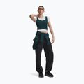 Spodnie treningowe damskie Under Armour Rival Woven Core Pants black/white 2