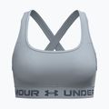 Biustonosz treningowy Under Armour Crossback Mid blue fog/downpour gray