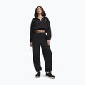 Spodnie damskie Under Armour Icon Fleece Gym Pant ultimate black/white 2