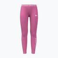 Legginsy dziecięce Under Armour HeatGear Branded Leggings pink frenzy/white