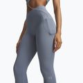 Legginsy treningowe damskie Under Armour Vanish Elite Leggings blue wind/metallic silver 4