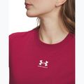 Koszulka damska Under Armour Rival Core claret/white 3