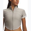 Koszulka treningowa damska Under Armour HeatGear Novelty timberwolf taupe/summit white 3
