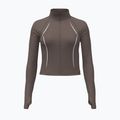 Bluza treningowa damska Under Armour Meridian Contour Full Zip peppercorn/white/peppercorn