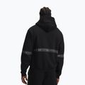 Bluza męska Under Armour Icon Fleece Taped Full Zip ultimate black/white 2