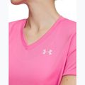 Koszulka treningowa damska Under Armour Tech SSV Solid pink frenzy/prime pink 3
