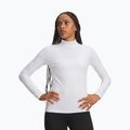 Longsleeve treningowy damski Under Armour ColdGear Mock LS white/halo gray