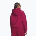 Bluza damska Under Armour Icon Fleece Hoodie claret/white 2