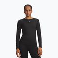Longsleeve treningowy damski Under Armour ColdGear Crew ultimate black/white