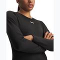 Longsleeve treningowy damski Under Armour ColdGear Crew ultimate black/white 3