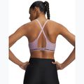Biustonosz treningowy Under Armour Crossback Low mauve pink/purple echo 2