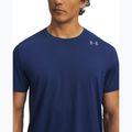 Koszulka do biegania męska Under Armour Velociti Pro SS blackout navy/reflective 3