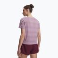 Koszulka do biegania damska Under Armour Velociti SS mauve pink/reflective 2
