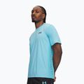 Koszulka treningowa męska Under Armour Tech Utility SS fresco blue/black
