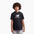Komplet dziecięcy New Balance Stacked Logo Tee & FT Short nb caviar 4