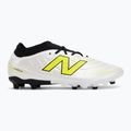Buty do piłki nożnej dziecięce New Balance Tekela Team Low JR FG white 2
