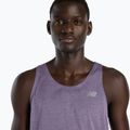 Koszulka męska New Balance Singlet Athletics candied violet heather 5
