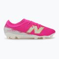Buty piłkarskie dziecięce New Balance Furon Team V8 FG pink heat/sea salt/gold metallic 2