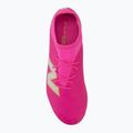 Buty piłkarskie dziecięce New Balance Furon Team V8 FG pink heat/sea salt/gold metallic 5