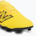 Buty piłkarskie dziecięce New Balance Furon Team V8 FG punch yellow/black 100/fire cracker 7