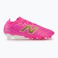 Buty piłkarskie New Balance Tekela Team Low V5 FG pink heat/metallic gold/pink satin 2