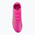Buty piłkarskie New Balance Tekela Team Low V5 FG pink heat/metallic gold/pink satin 5