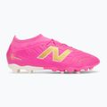 Buty piłkarskie dziecięce New Balance Tekela Team V5 pink heat/metallic gold/pink satin 2