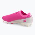 Buty piłkarskie New Balance Furon Team V8 FG pink heat/sea salt/gold metallic 3