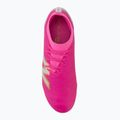 Buty piłkarskie New Balance Furon Pro V8 FG pink heat/sea salt/gold metallic 5