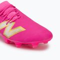 Buty piłkarskie New Balance Furon Pro V8 FG pink heat/sea salt/gold metallic 7
