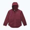 Kurtka przeciwdeszczowa dziecięca Columbia Rainy Trails II Fleece rich wine