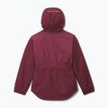 Kurtka przeciwdeszczowa dziecięca Columbia Rainy Trails II Fleece rich wine 2