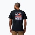 Koszulka trekkingowa męska Columbia Explorers Canyon Back black/peaks and waves 3