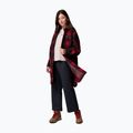 Koszula damska Columbia Wildbest Venture Long Fleece Coat mountain red blurred ombre 2